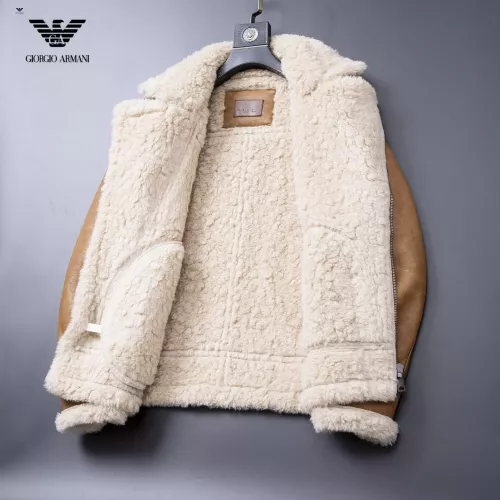 Replica Armani Jackets Long Sleeved For Men #1376406 $128.00 USD for Wholesale