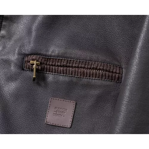 Replica Armani Jackets Long Sleeved For Men #1376407 $115.00 USD for Wholesale