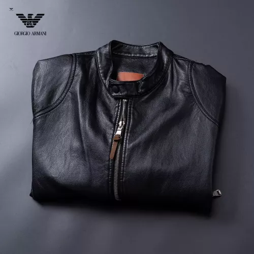 Replica Armani Jackets Long Sleeved For Men #1376412 $115.00 USD for Wholesale