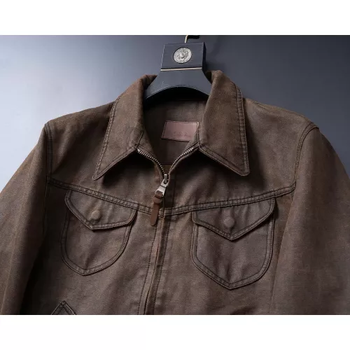 Replica Armani Jackets Long Sleeved For Men #1376417 $115.00 USD for Wholesale