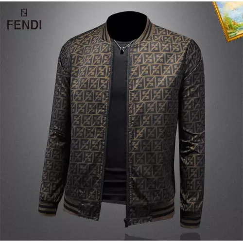 Fendi Jackets Long Sleeved For Men #1376422 $82.00 USD, Wholesale Replica Fendi Jackets
