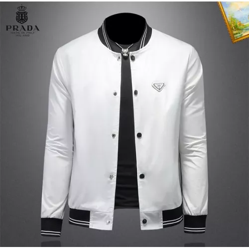 Prada Jackets Long Sleeved For Men #1376423 $82.00 USD, Wholesale Replica Prada Jackets
