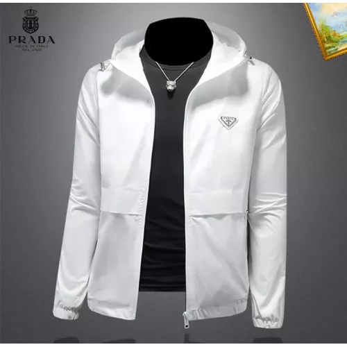 Replica Prada Jackets Long Sleeved For Men #1376425 $82.00 USD for Wholesale