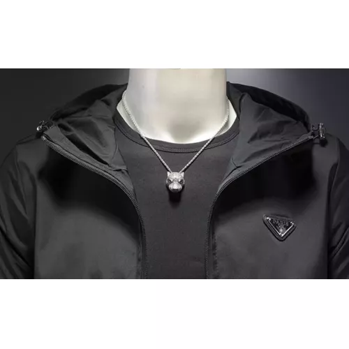Replica Prada Jackets Long Sleeved For Men #1376426 $82.00 USD for Wholesale