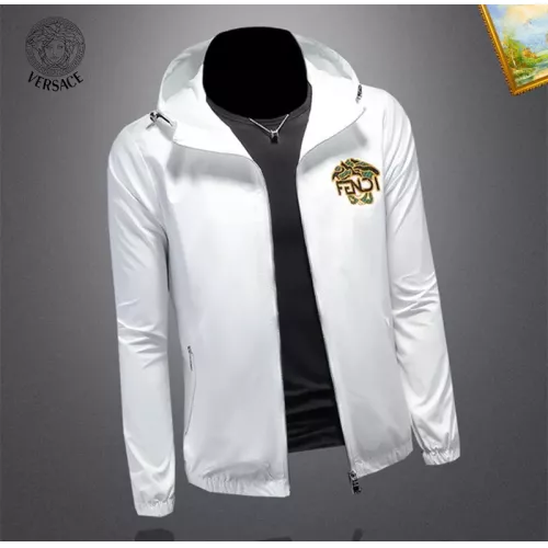 Replica Versace Jackets Long Sleeved For Men #1376429 $82.00 USD for Wholesale