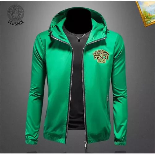 Versace Jackets Long Sleeved For Men #1376430 $82.00 USD, Wholesale Replica Versace Jackets