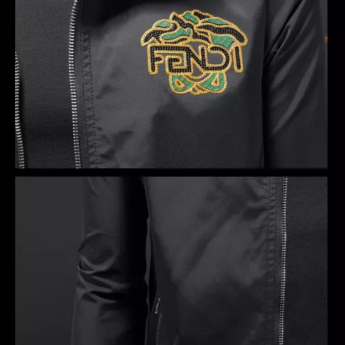 Replica Versace Jackets Long Sleeved For Men #1376431 $82.00 USD for Wholesale