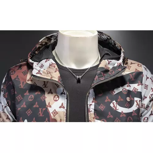 Replica Louis Vuitton LV Jackets Long Sleeved For Men #1376432 $82.00 USD for Wholesale