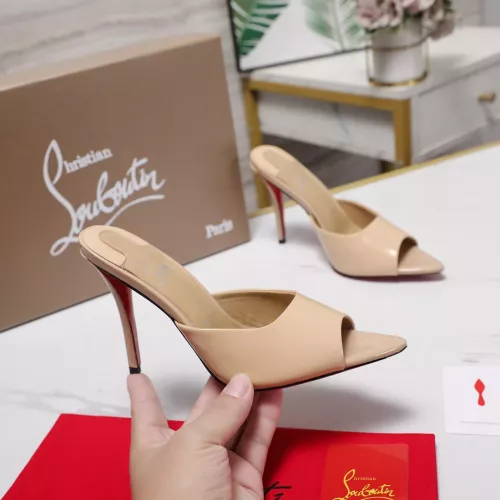 Replica Christian Louboutin CL Slippers For Women #1376529 $105.00 USD for Wholesale