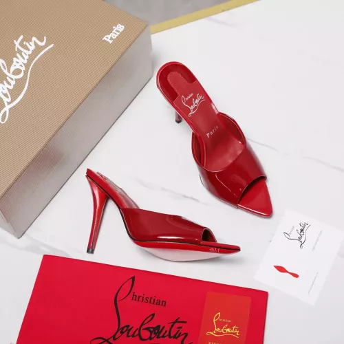 Replica Christian Louboutin CL Slippers For Women #1376532 $105.00 USD for Wholesale