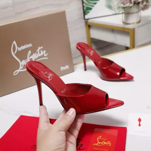 Replica Christian Louboutin CL Slippers For Women #1376532 $105.00 USD for Wholesale
