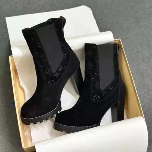 Louis Vuitton Boots For Women #1376572 $128.00 USD, Wholesale Replica Louis Vuitton Boots