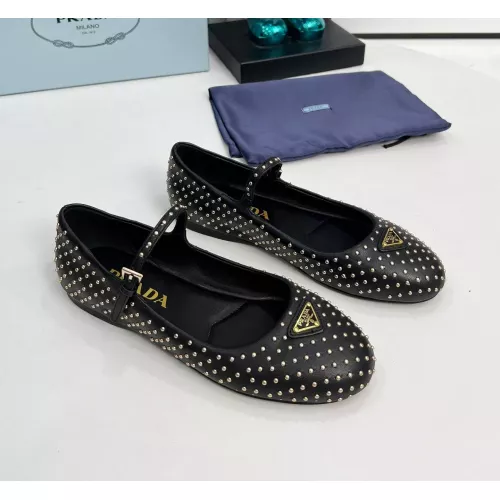 Prada Flat Shoes For Women #1376598 $115.00 USD, Wholesale Replica Prada Flat Shoes