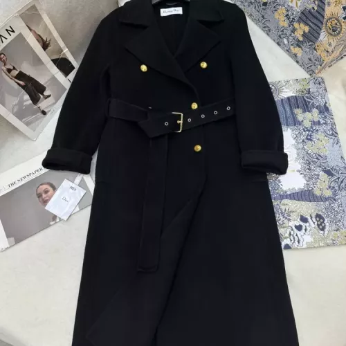 Replica Christian Dior Coat Long Sleeved For Women #1376605 $343.80 USD for Wholesale