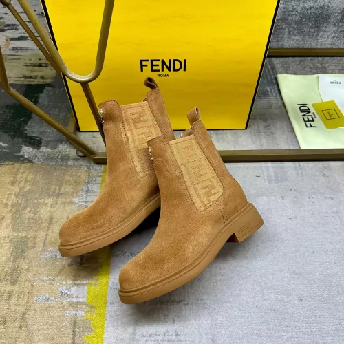 Replica Fendi Fashion Boots For Women #1376611 $115.00 USD for Wholesale