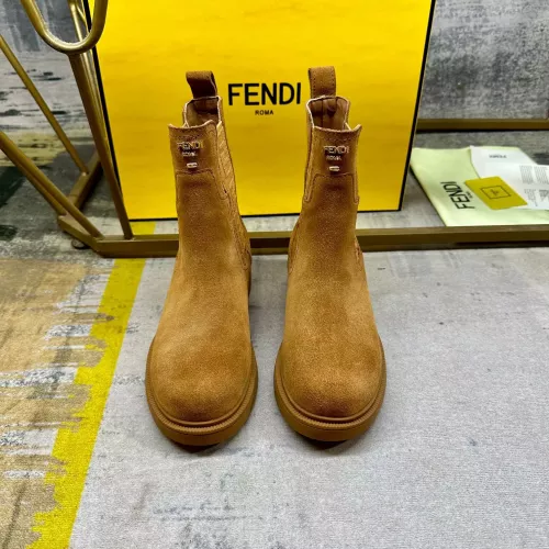 Replica Fendi Fashion Boots For Women #1376611 $115.00 USD for Wholesale
