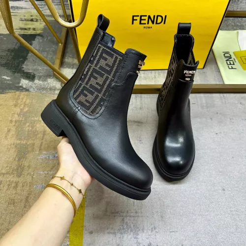 Fendi Fashion Boots For Women #1376613 $115.00 USD, Wholesale Replica Fendi Fashion Boots
