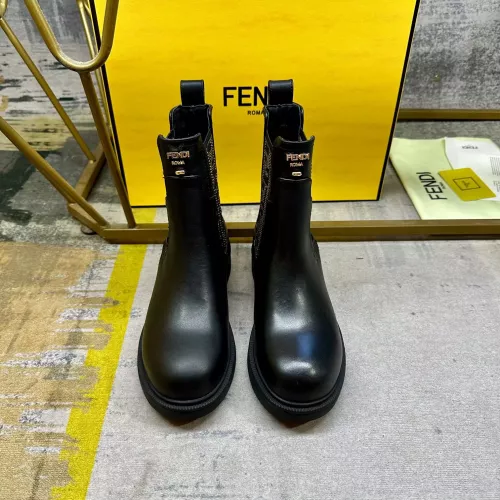 Replica Fendi Fashion Boots For Women #1376613 $115.00 USD for Wholesale