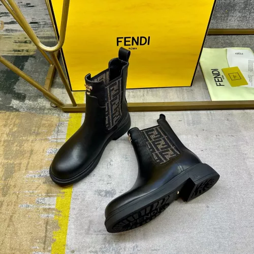 Replica Fendi Fashion Boots For Women #1376613 $115.00 USD for Wholesale