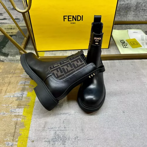 Replica Fendi Fashion Boots For Women #1376613 $115.00 USD for Wholesale