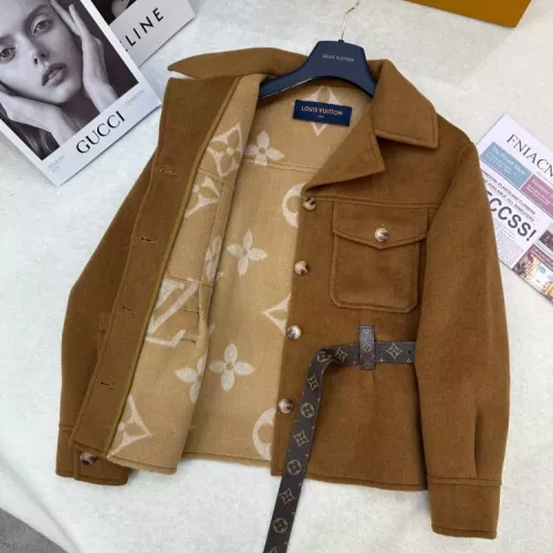 Replica Louis Vuitton LV Coat Long Sleeved For Women #1376620 $409.92 USD for Wholesale