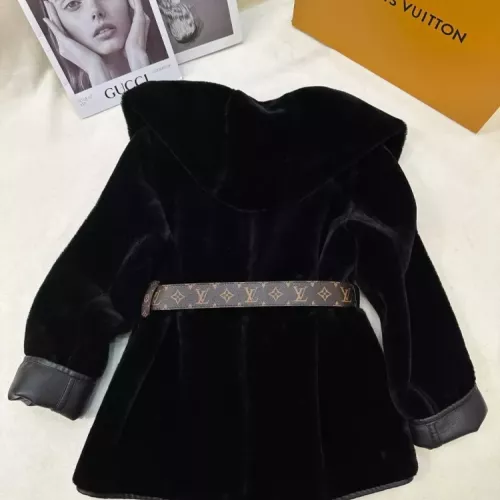 Replica Louis Vuitton LV Coat Long Sleeved For Women #1376633 $416.53 USD for Wholesale