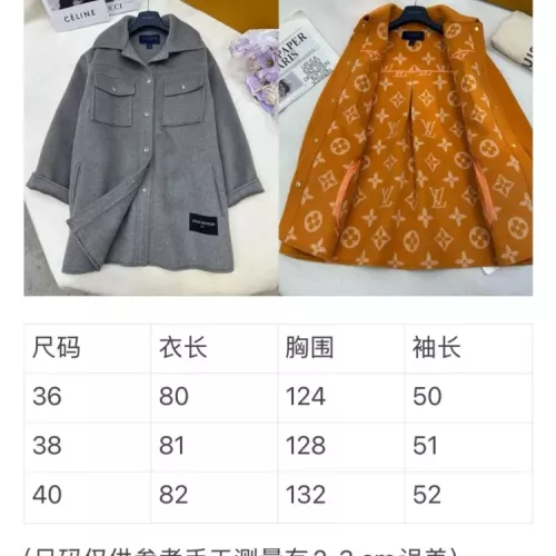 Replica Louis Vuitton LV Coat Long Sleeved For Women #1376636 $416.53 USD for Wholesale