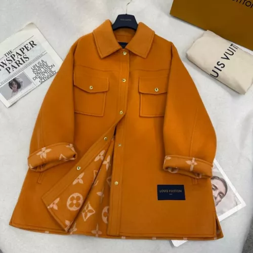 Louis Vuitton LV Coat Long Sleeved For Women #1376640 $416.53 USD, Wholesale Replica Louis Vuitton LV Coats