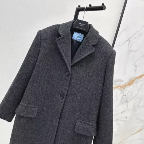 Replica Prada Coat Long Sleeved For Women #1376683 $245.00 USD for Wholesale