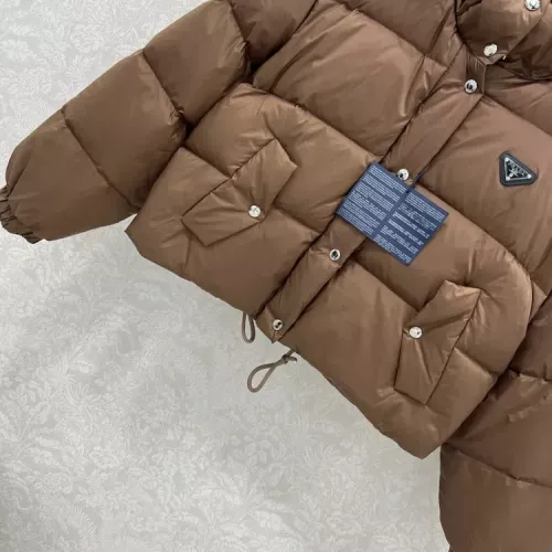 Replica Prada Down Feather Coat Long Sleeved For Women #1376684 $170.00 USD for Wholesale