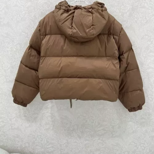 Replica Prada Down Feather Coat Long Sleeved For Women #1376684 $170.00 USD for Wholesale