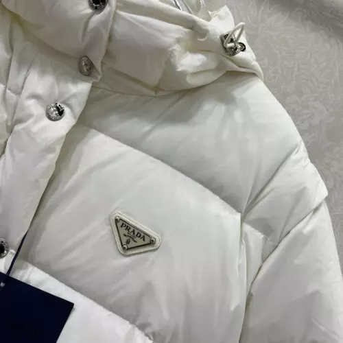 Replica Prada Down Feather Coat Long Sleeved For Women #1376686 $170.00 USD for Wholesale