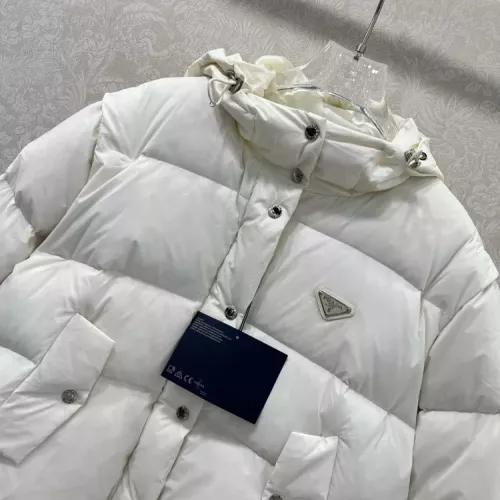 Replica Prada Down Feather Coat Long Sleeved For Women #1376686 $170.00 USD for Wholesale