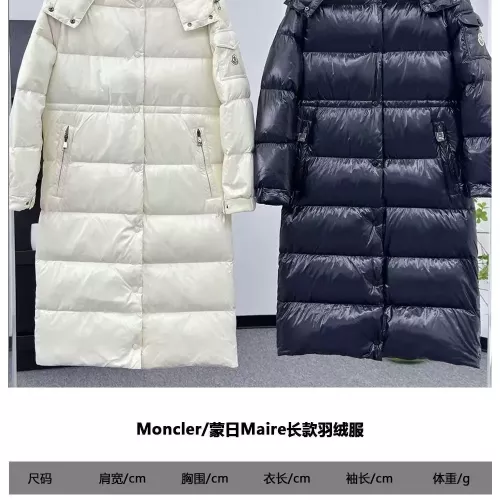 Replica Moncler Down Feather Coat Long Sleeved For Unisex #1376687 $202.00 USD for Wholesale