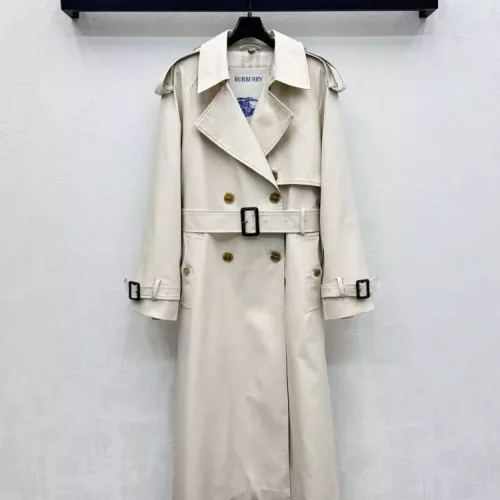 Burberry Trench Coat Long Sleeved For Women #1376690 $192.00 USD, Wholesale Replica Burberry Trench Coat