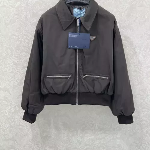 Prada Jackets Long Sleeved For Women #1376703 $105.00 USD, Wholesale Replica Prada Jackets