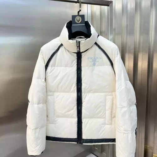 Prada Down Feather Coat Long Sleeved For Men #1376736 $135.00 USD, Wholesale Replica Prada Down Feather Coat