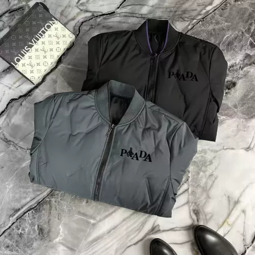 Replica Prada Down Feather Coat Long Sleeved For Men #1376740 $115.00 USD for Wholesale