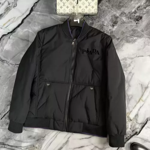 Prada Down Feather Coat Long Sleeved For Men #1376741 $115.00 USD, Wholesale Replica Prada Down Feather Coat