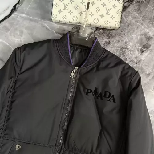 Replica Prada Down Feather Coat Long Sleeved For Men #1376741 $115.00 USD for Wholesale