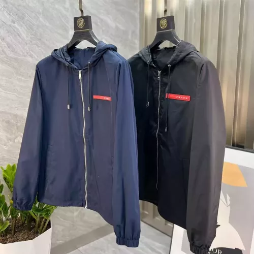 Replica Prada Jackets Long Sleeved For Men #1376756 $82.00 USD for Wholesale