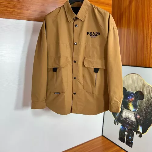 Prada Jackets Long Sleeved For Men #1376760 $82.00 USD, Wholesale Replica Prada Jackets