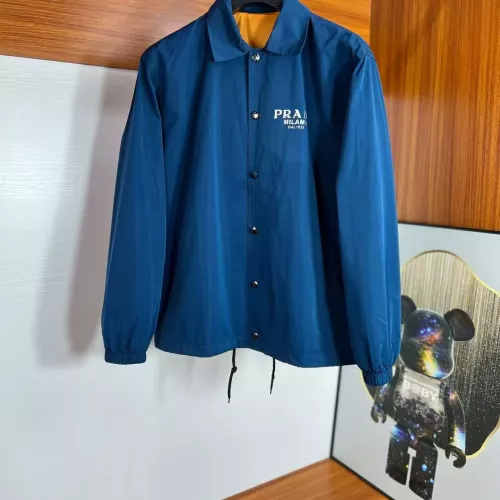 Prada Jackets Long Sleeved For Men #1376763 $80.00 USD, Wholesale Replica Prada Jackets