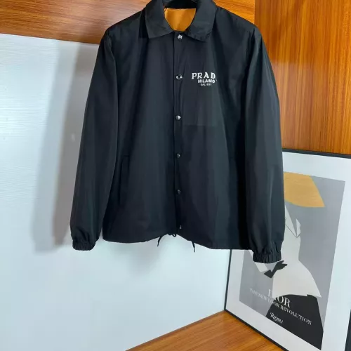 Prada Jackets Long Sleeved For Men #1376764 $80.00 USD, Wholesale Replica Prada Jackets