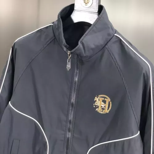 Replica Hermes Jackets Long Sleeved For Men #1376779 $80.00 USD for Wholesale