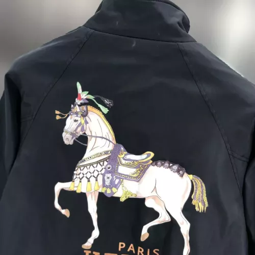 Replica Hermes Jackets Long Sleeved For Men #1376779 $80.00 USD for Wholesale
