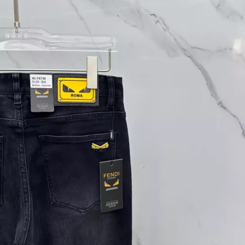 Replica Fendi Jeans For Men #1376809 $48.00 USD for Wholesale
