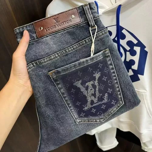 Louis Vuitton LV Jeans For Men #1376813 $48.00 USD, Wholesale Replica Louis Vuitton LV Jeans