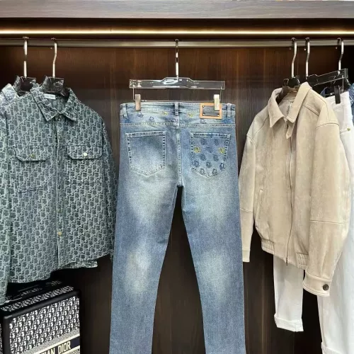 Replica Christian Dior Jeans For Men #1376825 $48.00 USD for Wholesale