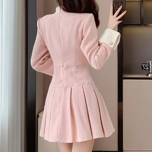 Replica Chanel Dresses Long Sleeved For Women #1376843 $85.00 USD for Wholesale